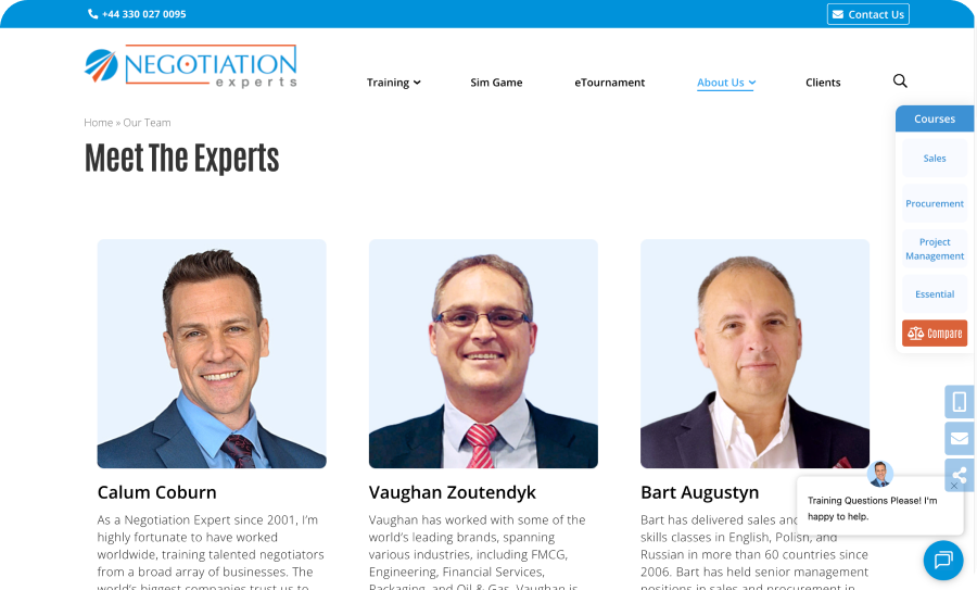 Negotiation Experts