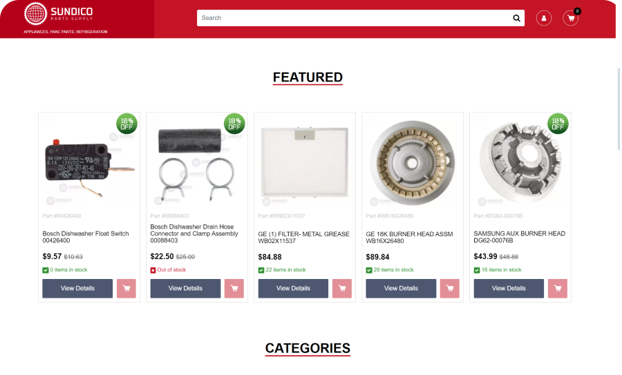Sundico Parts